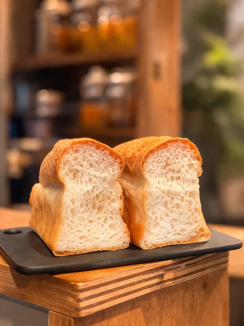 Homemade rice flour bread