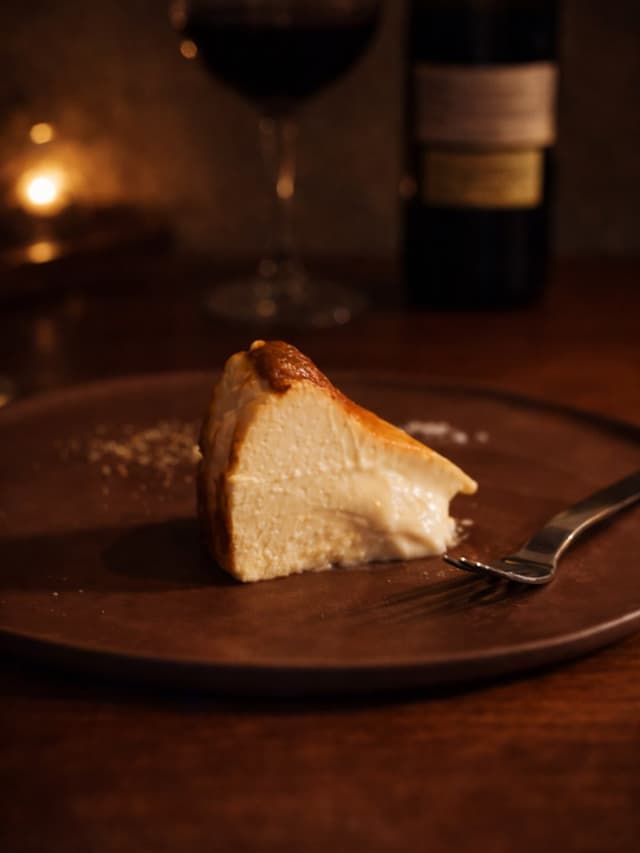ワイン好きのためのチーズケーキあります🍷🧀