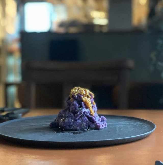 💜🍽 紫の誘惑、ポテトサラダ ✨